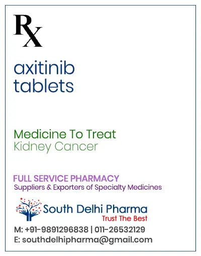 INLYTA (axitinib) tablets cost Price In India