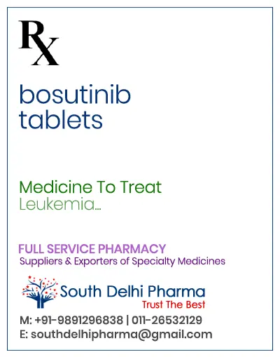 BOSULIF (bosutinib) tablets cost Price In India