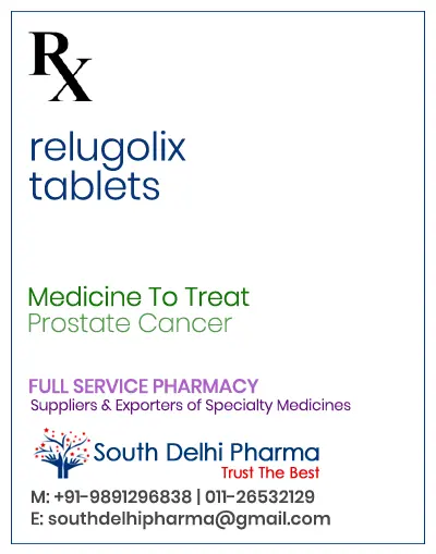 ORGOVYX (relugolix) tablets cost Price In India