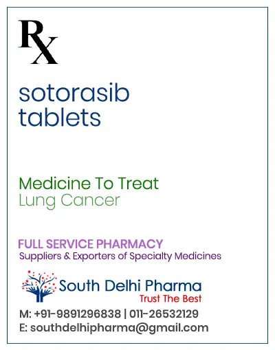 LUMAKRAS (sotorasib) tablets cost Price In India